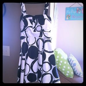 Black White Polka Dot Dress